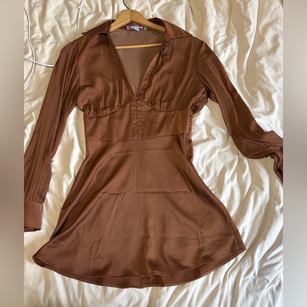 Urban Outfitters Brown Mini Dress